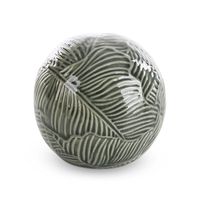 Kula dekoracyjna ceramiczna DARA 10X10X9 zielona x2
