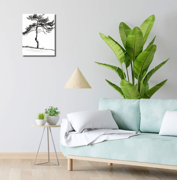 Obraz 30x40cm Samotna Sosna zdjęcie 2