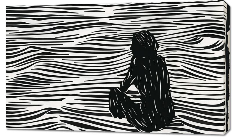 Obraz 100x60cm Złożone Fluidalne Linie zdjęcie 1