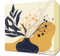 Obraz 30x30cm Spokój Ciemnych Liści