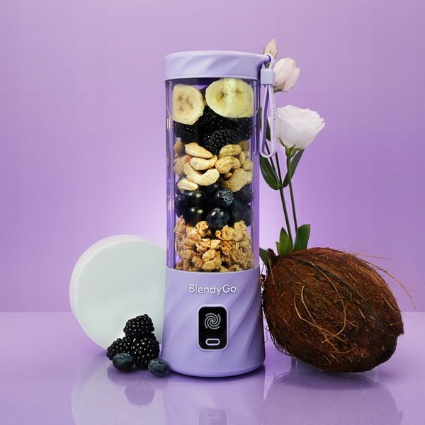 BLENDER BEZPRZEWODOWY KIELICHOWY BlendyGo 3 PRZENOŚNY TURYSTYCZNY 250W zdjęcie 7