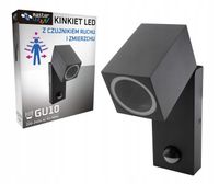Lampa kinkiet GU10 ogrodowy z czujnikiem zewnętrzna LED