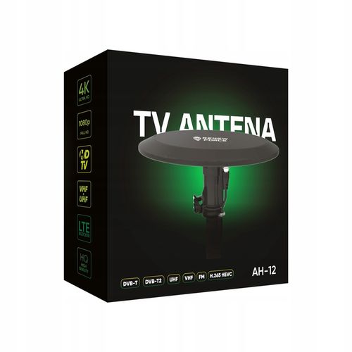 AKTYWNA ANTENA ZEWNĘTRZNA DOOKÓLNA 360° AKTYWNA FILTR LTE DVB-T 4K MUX na Arena.pl