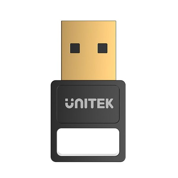 Unitek Adapter Bluetooth 5.3 BLE USB-A czarny zdjęcie 1