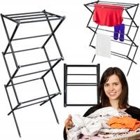 Suszarka teleskopowa na ubrania wytrzymała rozciągana stabilna stylowa