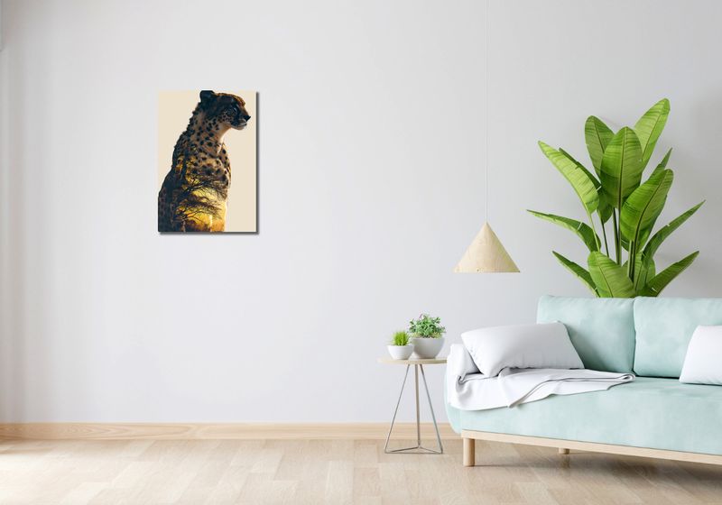 Obraz 40x60cm Gepard Duch Sawanny zdjęcie 2