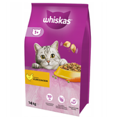 sucha karma dla kotów whiskas z kurczakiem 14kg