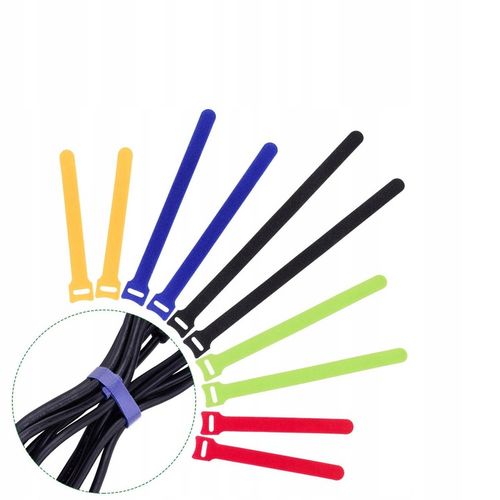 OPASKA RZEP paski organizer do kabli OPASKA TAŚMA RZEPOWA 30 sztuk na Arena.pl