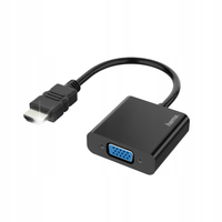 Adapter HAMA HDMI wtyk - VGA + Jack gniazdo Full HD 1080p