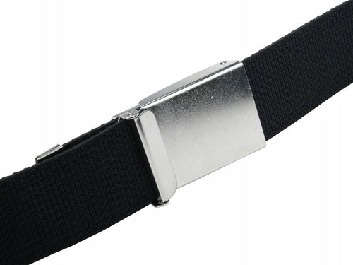 PASEK MĘSKI ELASTYCZNY, GUMOWANY czarny 4 cm na Arena.pl