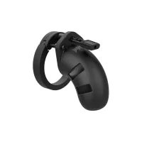 mancage model 9 cm - anatomiczna klatka intymna z regulacją i zamkiem