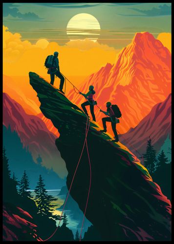 Plakat 59,4x84,1cm U Szczytu na Arena.pl