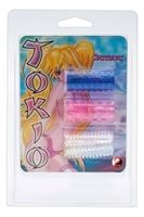 silikonowe nakładki przelotowe tokio you2toys zestaw 3 4,5 cm