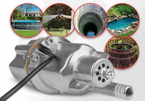 POMPA DO WODY CZYSTEJ GŁĘBINOWA ZATAPIALNA RUSKA NUREK MEMBRANOWA 600W na Arena.pl