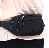 Nerka Wodoodporna męska pojemna kieszeń na pasku R42_Czarny