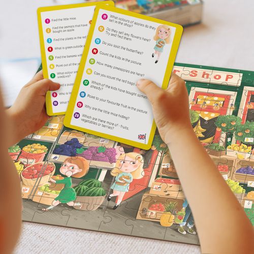 Puzzle Patrz I Znajdź Look And Find „Letnie Smakołyki” Motoryka Dzieci na Arena.pl