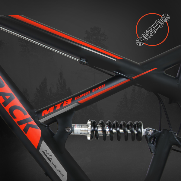 Rower Górski MTB MalTrack Target RED-SILVER 26" zdjęcie 8