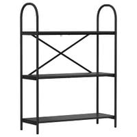 Półka na książki Czarny dąb 80 x 30 x 109 cm