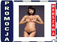 OBSESSIVE Musa stringi czarne SEXI NOWOSC DIABLIC