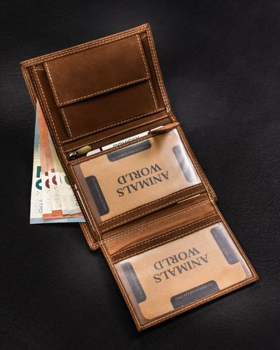 Męski stylowy portfel z indywidualnym wzorem na Arena.pl