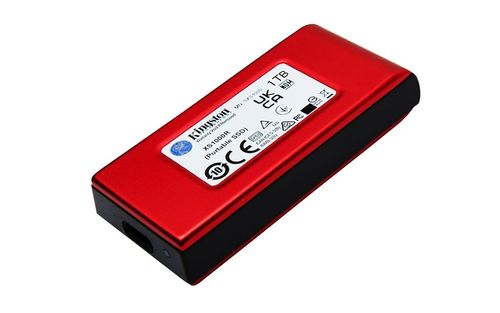 Przenośny zewnętrzny dysk SSD 1TB KINGSTON XS1000R USB 3.2 czerwony na Arena.pl