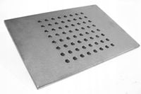 RUSZT ŻELIWNY DZIURKOWANY KOMINKOWY DO KOMINKA  38X26