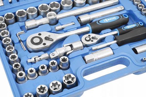 ZESTAW NARZĘDZI KLUCZY NASADOWYCH 108 KLUCZE NASADOWE 1/4" 1/2" BITY TORX na Arena.pl