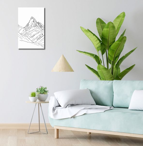 Obraz 30x50cm Górski Szkic zdjęcie 2