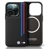 BMW BMHMP16S23PUTRK iPhone 16 6.1" czarny/black hardcase M Meshed Tricolor