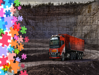 Puzzle tradycyjne Ciężarówki