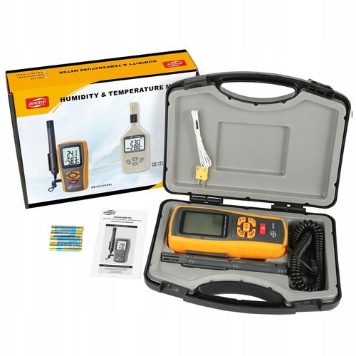 TERMO-HIGROMETR WILGOTNOŚCIOMIERZ MIERNIK WILGOTNOŚCI TEMPERATURY POWIETRZA na Arena.pl