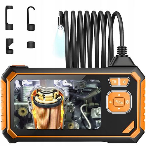 KAMERA INSPEKCYJNA ENDOSKOP 3M LCD HD 4,3" 8MM FULL HD 360° MICRO SD 64GB na Arena.pl