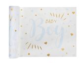 Bieżnik flizelinowy Baby Boy baby shower dla chłopczyka 0,28 x 3 m