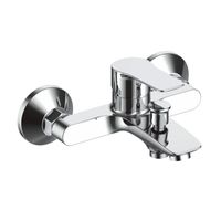 Bateria wannowa ścienna prysznicowa natryskowa chrom - Yoka