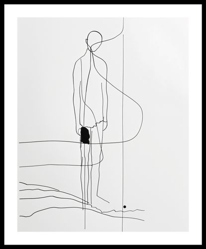 Plakat 40x50cm Samotna Wędrówka na Arena.pl