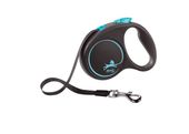 Flexi Smycz Black Design L Taśma 5m Do 50kg Niebieska