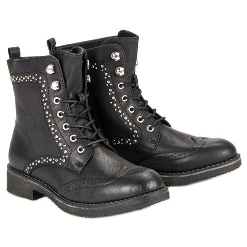 Wiązane czarne workery r.41 na Arena.pl