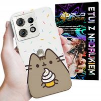 ETUI CASE DO MOTOROLA EDGE 50 PRO - SŁODKI KOTEK KOT OBUDOWA PLECKI