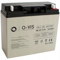 Akumulator Żelowy 12V 18AH Bezobsługowy MOCNY wymiar 20AH DO ALARM UPS OVIS