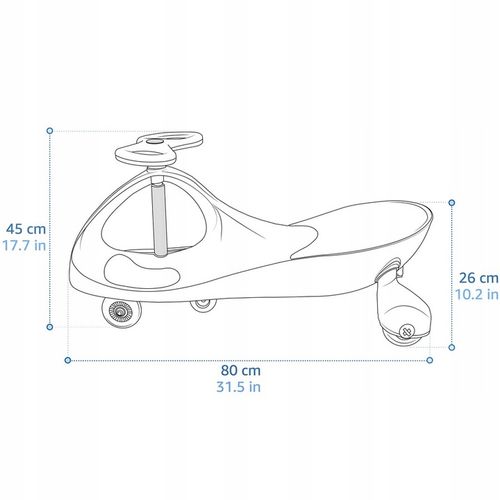 Jeździk Grawitacyjny Balansowy Pojazd Dla Dzieci Kółka LED Na Prezent na Arena.pl