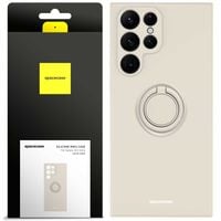Spacecase Silicone Ring Galaxy S22 Ultra Bone