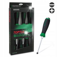 ZESTAW ŚRUBOKRĘTÓW WKRĘTAKÓW DO POBIJANIA Z MAGNESEM PH SL 6 EL. TOPTUL