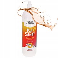 100% OLEJ Z ŁOSOSIA dla Psa Kota 1L Nirafinowany