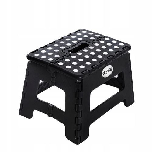 Taboret składany stołek podnóżek antypoślizgowy czarny Easyform 22cm na Arena.pl