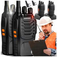 KRÓTKOFALÓWKI WALKIE TALKIE BAOFENG x2 DUŻY ZASIĘG RADIOTELEFON ŁOKI TOKI