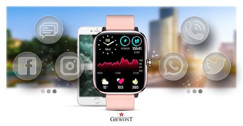 smartwatch giewont różowy gw230-1 na Arena.pl