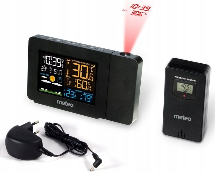 STACJA POGODOWA METEO SP79 Z Projektorem zdjęcie 1