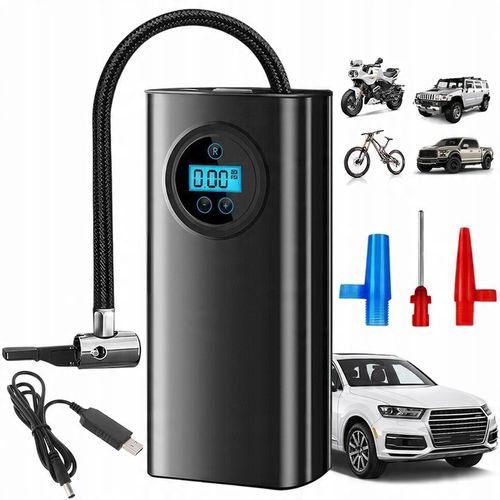 Elektryczna Pompa Powietrza Bezprzewodowa Cyfrowa Pompa Powietrza DoPojazdu na Arena.pl
