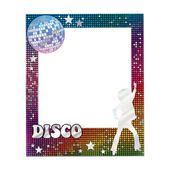 Rekwizyt ramka do zdjęć kolorowe Retro Disco