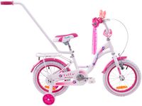 Rower dziecięcy 14 rowerek Fuzlu LILLY biało różowy